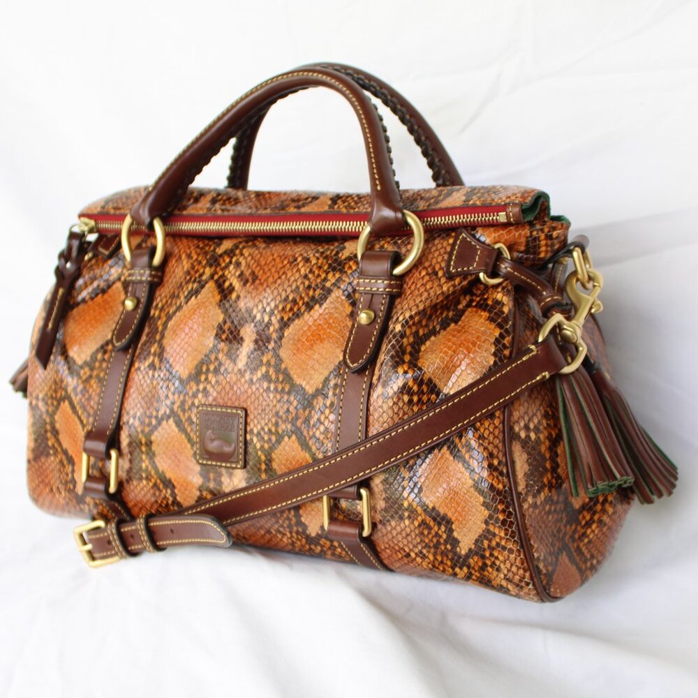 Dooney & Bourke Snakeskin python leather Florenti… - image 3